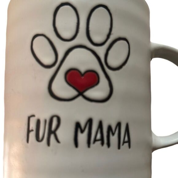 *NEW* Fur Mama Coffee Mug Ceramic w/ Mom Paw - Picture 2 of 6